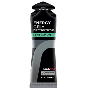 GEL4U Гель энергетический углеводный с электролитами Лимон и Мята, 60мл