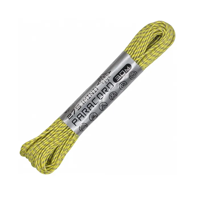 картинка Cord паракорд 275 nylon 30м световозвращающий neon yellow от интернет-магазина Тибет