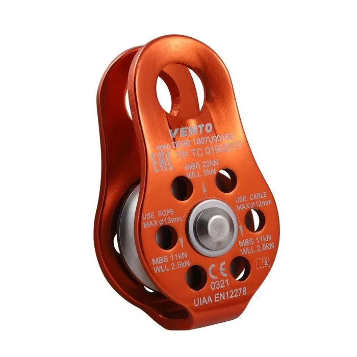 картинка Венто блок-ролик Спасатель Люкс (дюраль, подшипник) от интернет-магазина Тибет