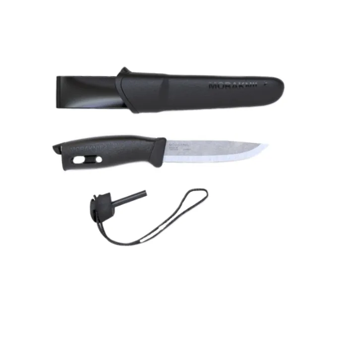 картинка Morakniv нож с огнивом Companion Spark Black, нержавеющая сталь от интернет-магазина Тибет