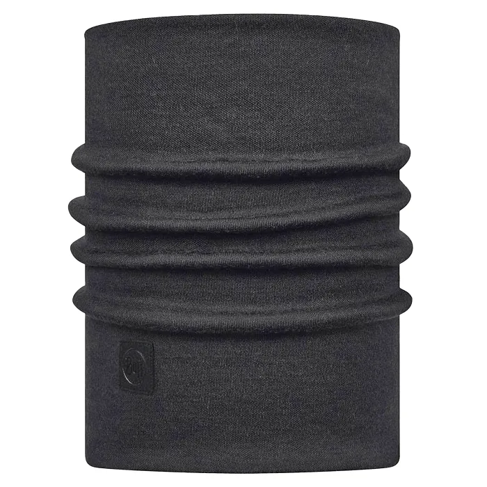 картинка Buff бандана-труба Merino Heavyweight Solid Black от интернет-магазина Тибет