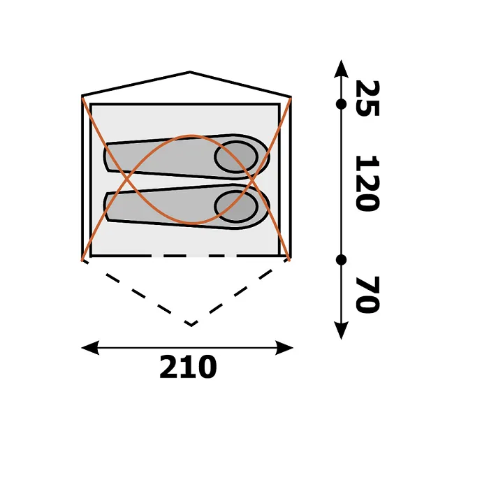 картинка Снаряжение палатка Вега 2 Si/East от интернет-магазина Тибет