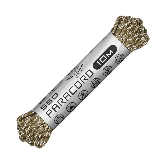 картинка Cord паракорд 550 nylon 10м световозвращающий tan от интернет-магазина Тибет