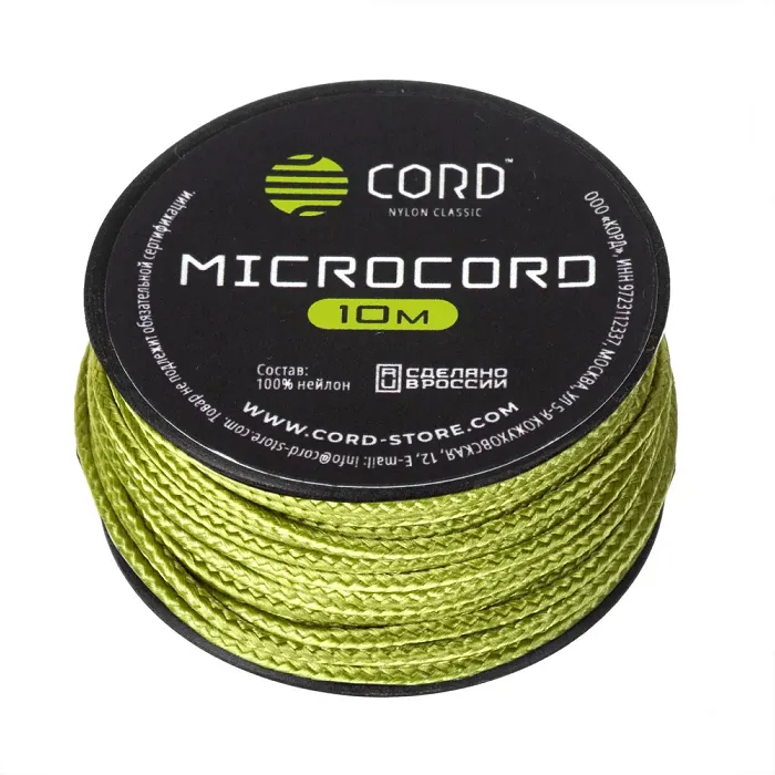 картинка Cord микрокорд катушка 10м moss от интернет-магазина Тибет