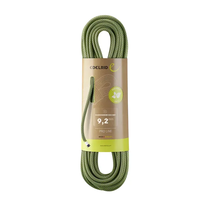 картинка Edelrid динамическая веревка Hummingbird Eco Dry Ø 9,2мм 60м от интернет-магазина Тибет