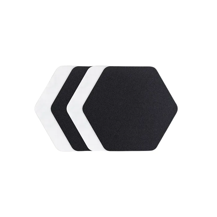 картинка Gear Aid комплект заплаток Tenacious Tape - Repair Patches Hex Black + Clear от интернет-магазина Тибет