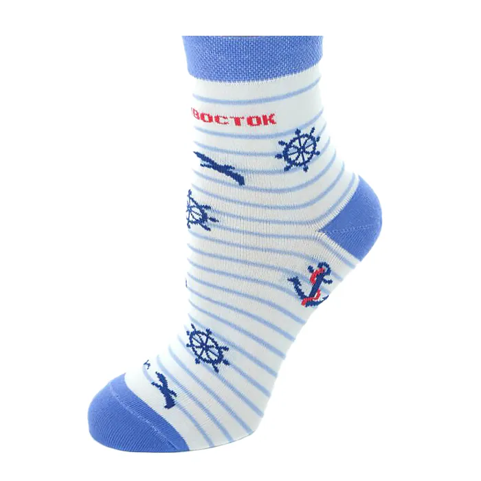 картинка Ever Neat носки сувенирные 100-009 чайка/штурвал от интернет-магазина Тибет