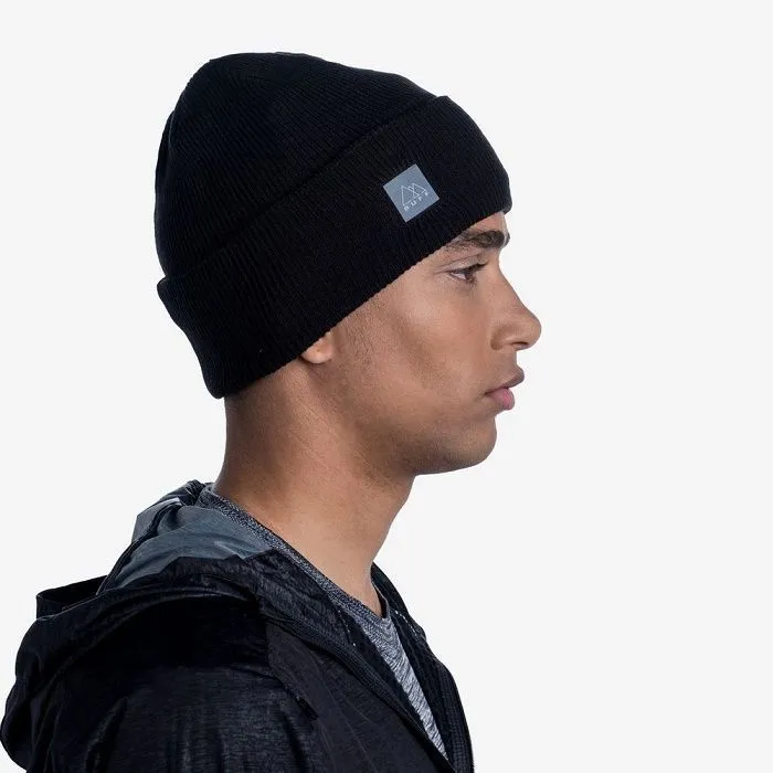 картинка Buff шапка Crossknit Hat Solid Black от интернет-магазина Тибет
