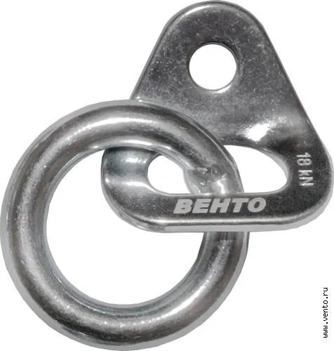 картинка Венто ухо шлямбурное с кольцом 12мм нержавейка от интернет-магазина Тибет