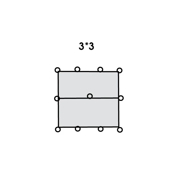 картинка Снаряжение тент групповой PU 3*3м от интернет-магазина Тибет