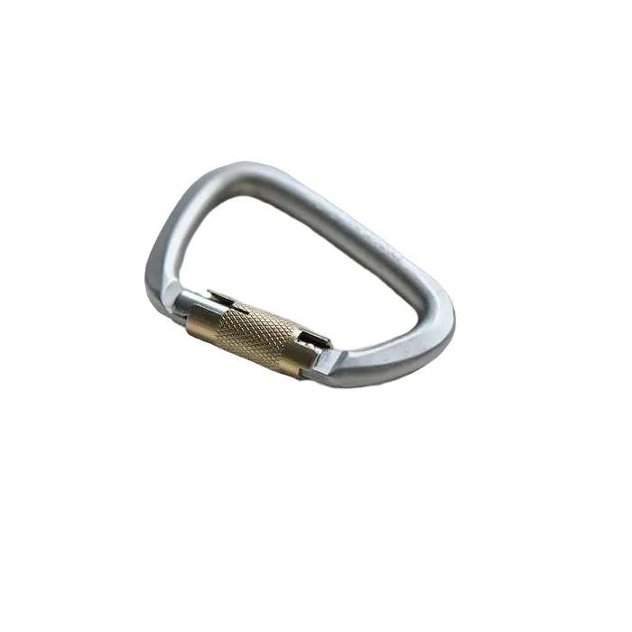 картинка Singing Rock карабин D Steel Triple Lock 50kn от интернет-магазина Тибет