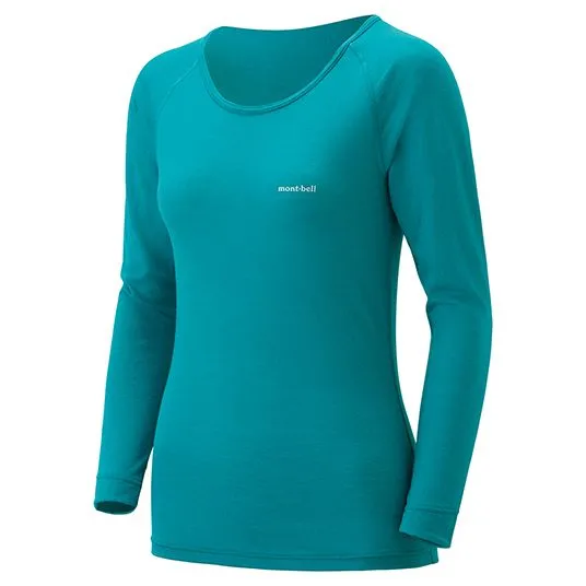картинка MontBell термобелье верх SPMW L.W. Round Neck Shirt W's от интернет-магазина Тибет