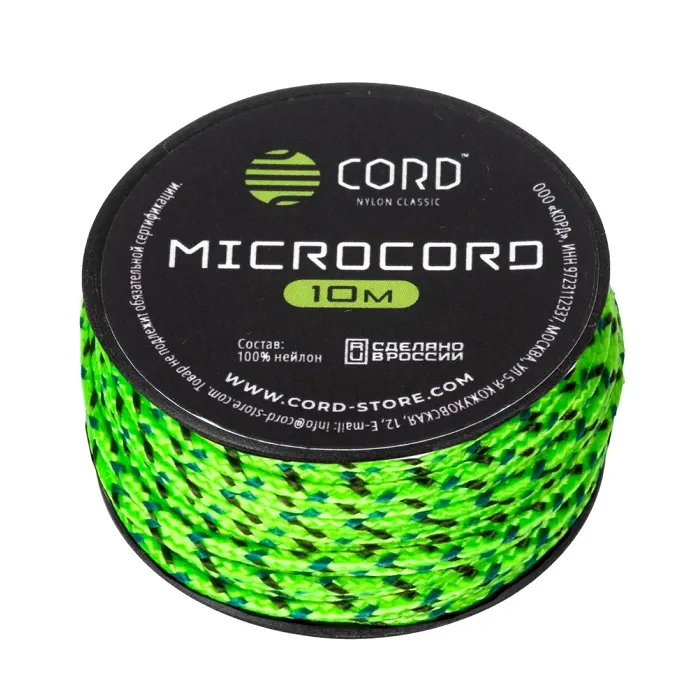 картинка Cord микрокорд катушка 10м green spec от интернет-магазина Тибет