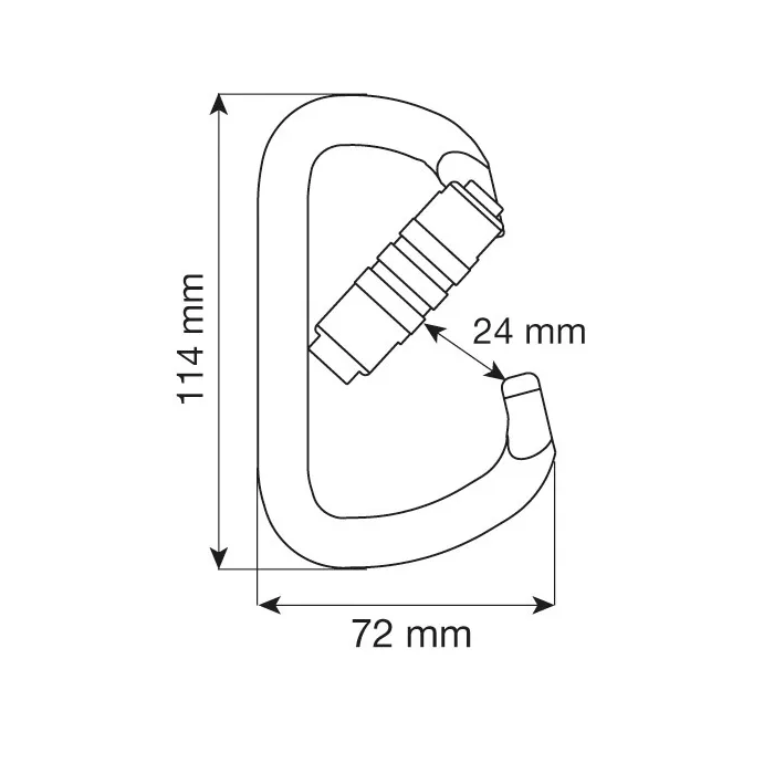картинка Camp карабин D PRO 2Lock от интернет-магазина Тибет