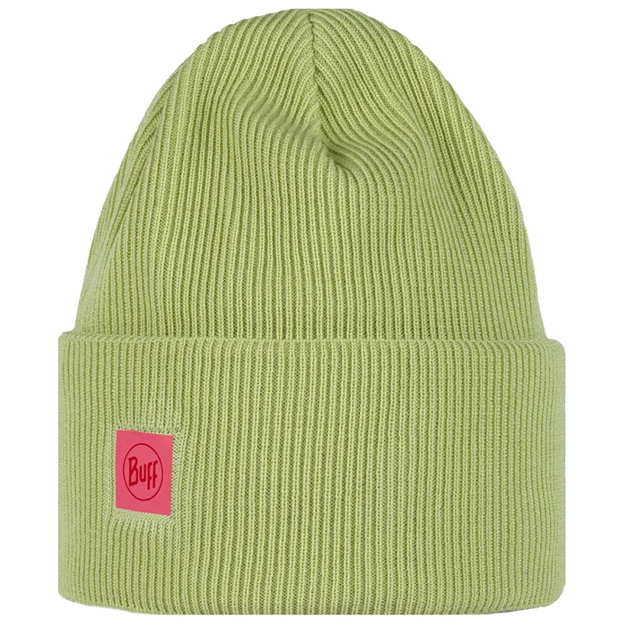 картинка Buff шапка Crossknit Hat Solid Sheen Yellow от интернет-магазина Тибет