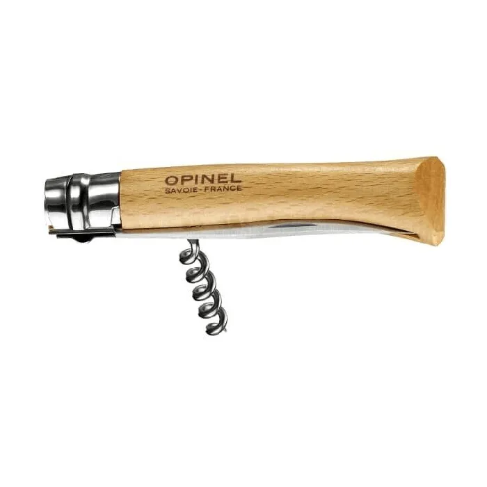 картинка Opinel нож со штопором и открывалкой №10 VRI рукоять из бука, Н/Ж от интернет-магазина Тибет
