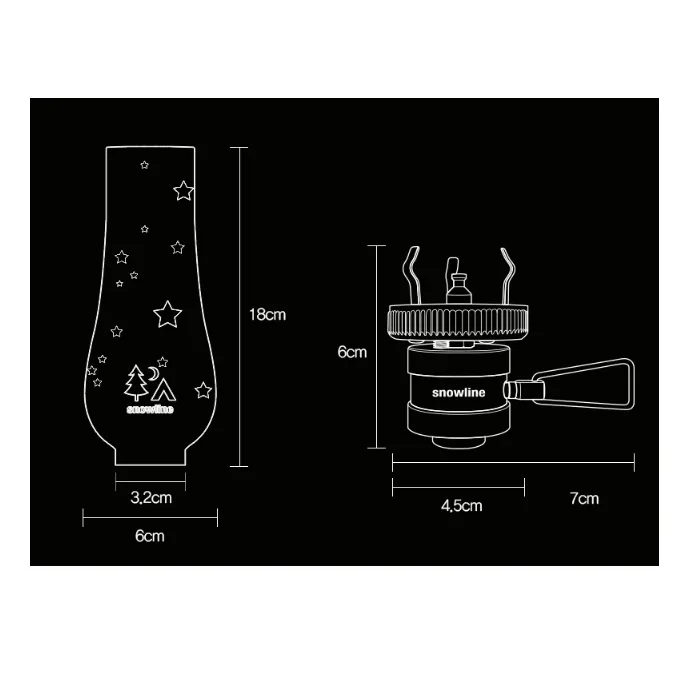 картинка Snow Line лампа газовая Twinkle Gas Lantern от интернет-магазина Тибет