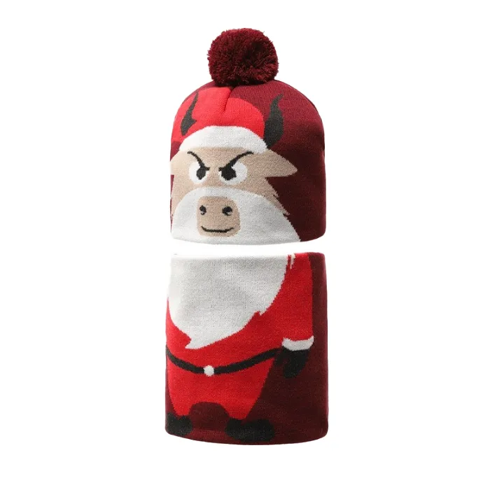 картинка Black Yak шапка + бафф Yak Beanie Warmer Set от интернет-магазина Тибет