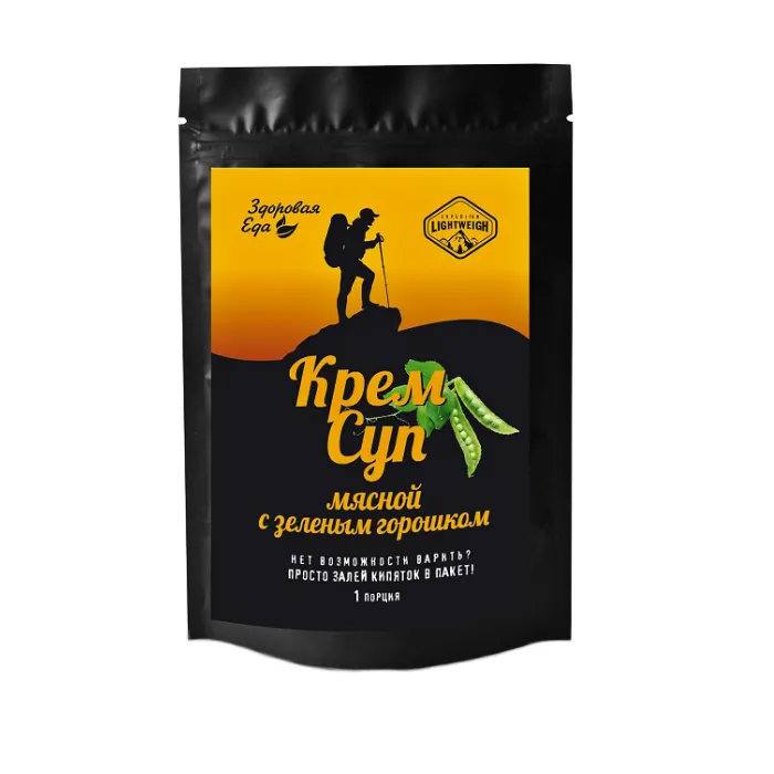 Здоровая еда - Крем-суп мясной с зеленым горошком 4640011401890.png