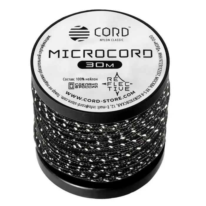 картинка Cord микрокорд катушка 30м black от интернет-магазина Тибет