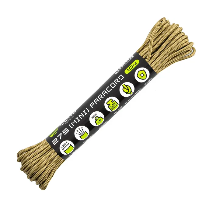 картинка Cord паракорд 275 nylon 10м tan от интернет-магазина Тибет