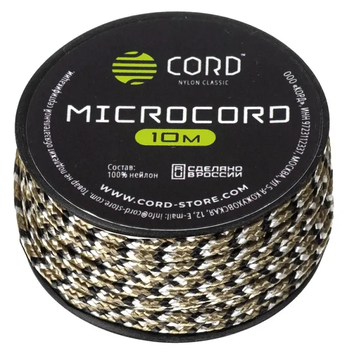 картинка Cord микрокорд катушка 10м scorpion camo от интернет-магазина Тибет