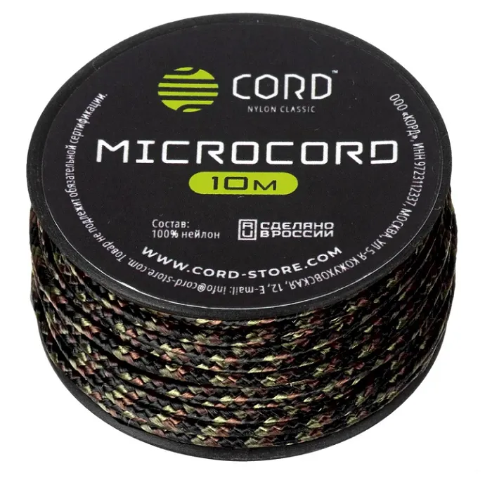 картинка Cord микрокорд катушка 10м woodland от интернет-магазина Тибет