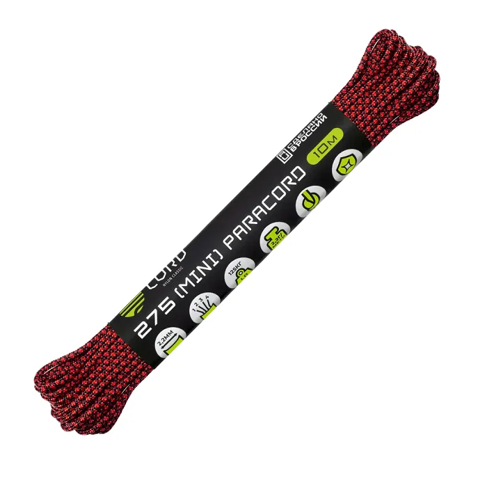 картинка Cord паракорд 275 nylon 10м red snake от интернет-магазина Тибет