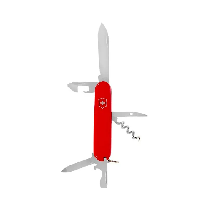 картинка Victorinox нож Sportsman красный 13 функции 0.3803 от интернет-магазина Тибет