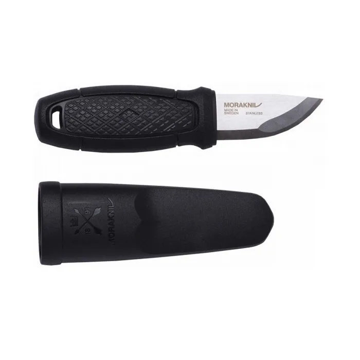 картинка Morakniv нож Eldris, нержавеющая сталь, черный, с ножнами от интернет-магазина Тибет