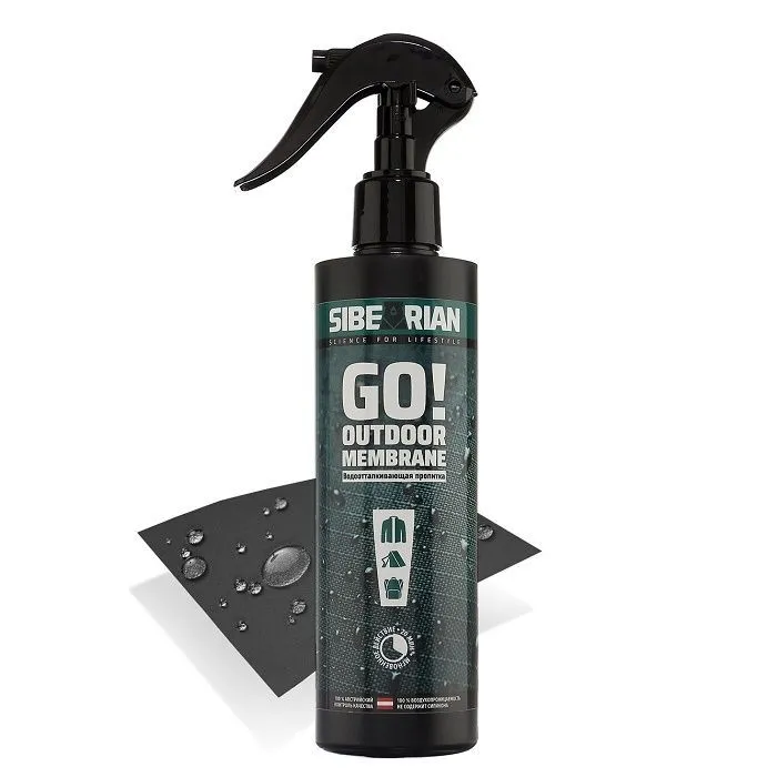 картинка Sibearian водоотталкивающая пропитка GO! OUTDOOR MEMBRANE 250 мл  от интернет-магазина Тибет