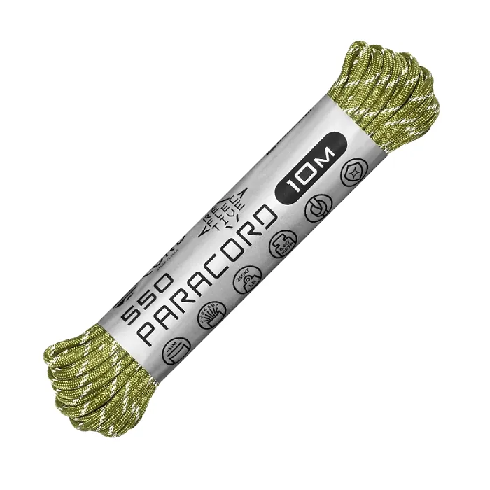 картинка Cord паракорд 550 nylon 10м световозвращающий moss от интернет-магазина Тибет