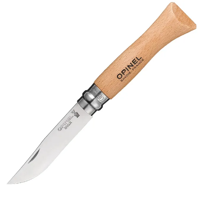 картинка Opinel нож №6 VRI рукоять из бука, Н/Ж клинок 7см  от интернет-магазина Тибет