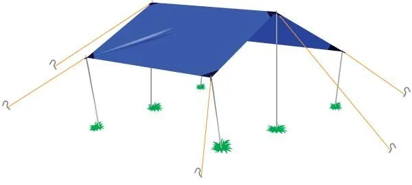 картинка Normal тент №3 5*3м от интернет-магазина Тибет