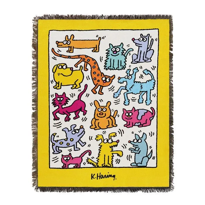 картинка AllRight-Bro плед Yellow Puppy 130x160 от интернет-магазина Тибет