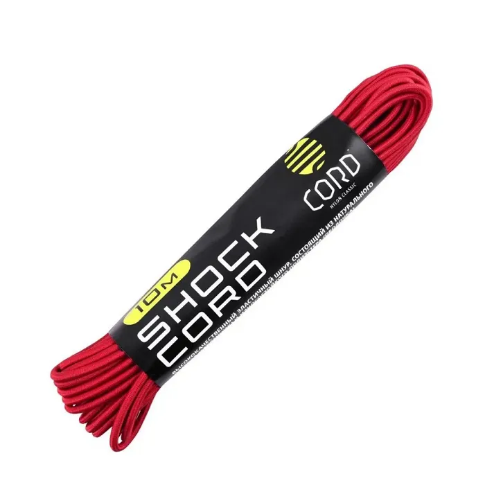 картинка Cord резинка Elastic Shock 10м red от интернет-магазина Тибет