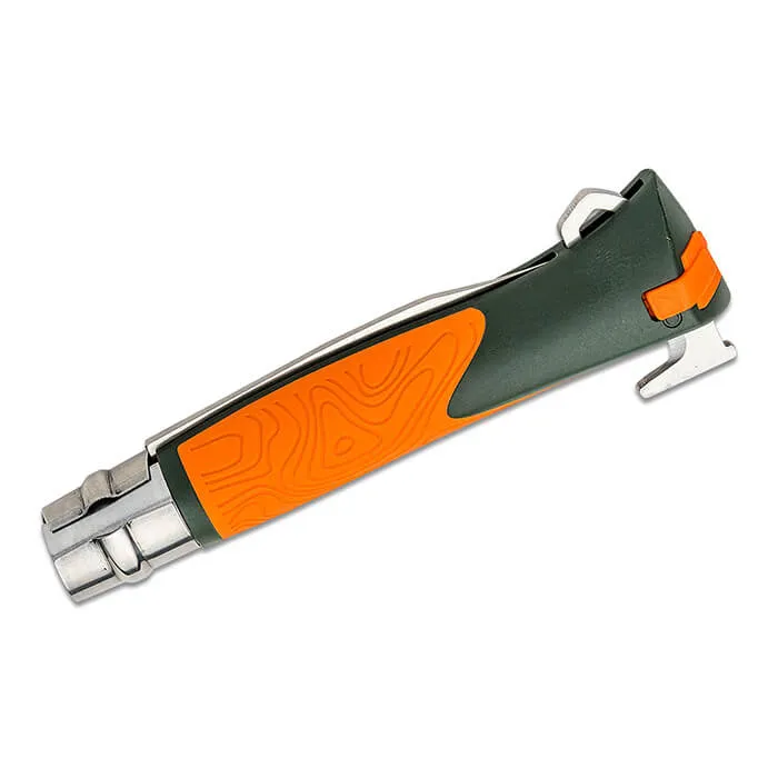 картинка Opinel нож с устройством от клещей Explore №12VRI рукоять пластик, Н/Ж оранжевый от интернет-магазина Тибет