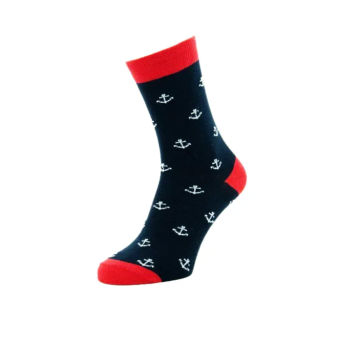 картинка Ever Neat носки сувенирные 100-002 якоря от интернет-магазина Тибет