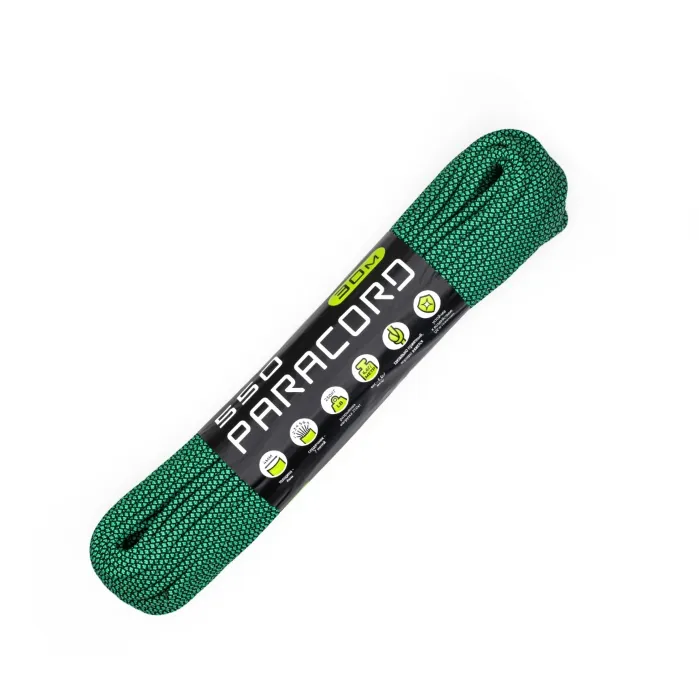 Cord 550 nylon 30м emerald snake