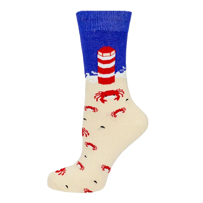 картинка Ever Neat носки сувенирные 100-030 крабы-маяк от интернет-магазина Тибет