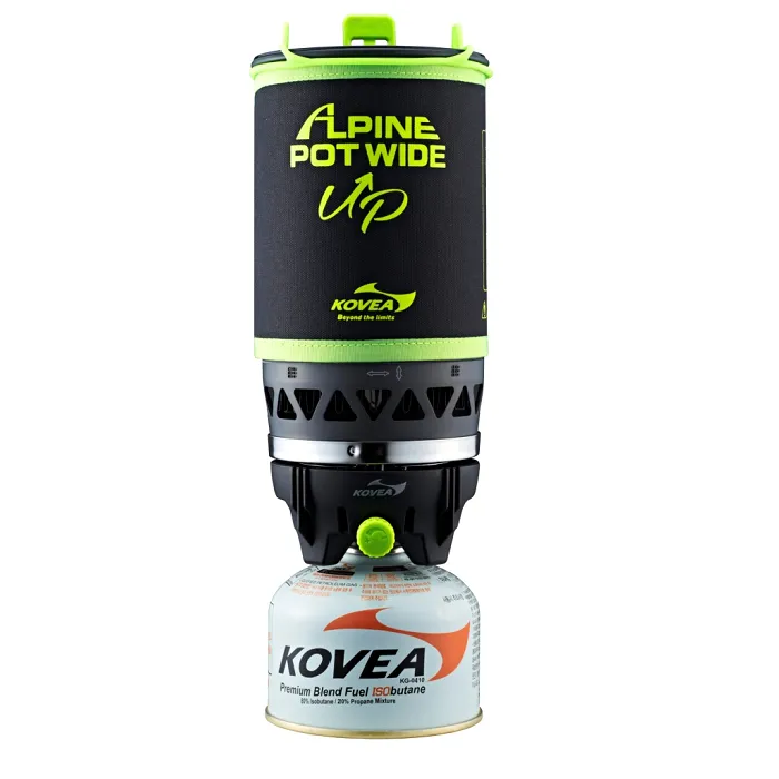картинка Kovea горелка с кастрюлей Alpine Pot Wide Up 1,5л от интернет-магазина Тибет