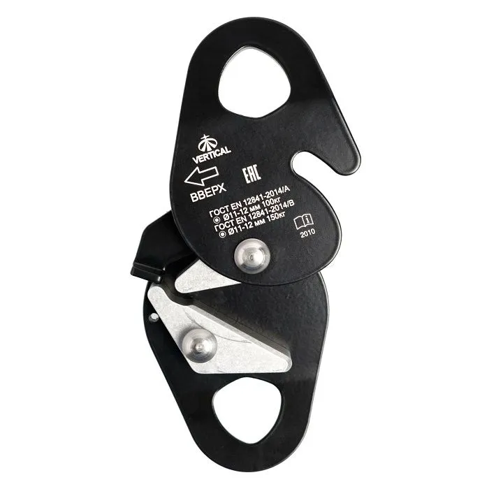картинка Вертикаль зажим страховочный черный от интернет-магазина Тибет