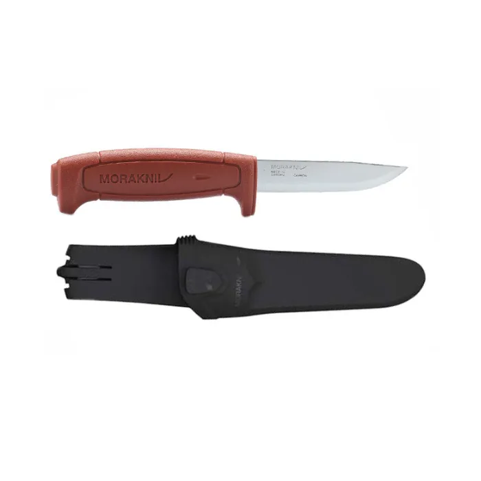 картинка Morakniv нож Basic 511 углеродистая сталь, красный от интернет-магазина Тибет