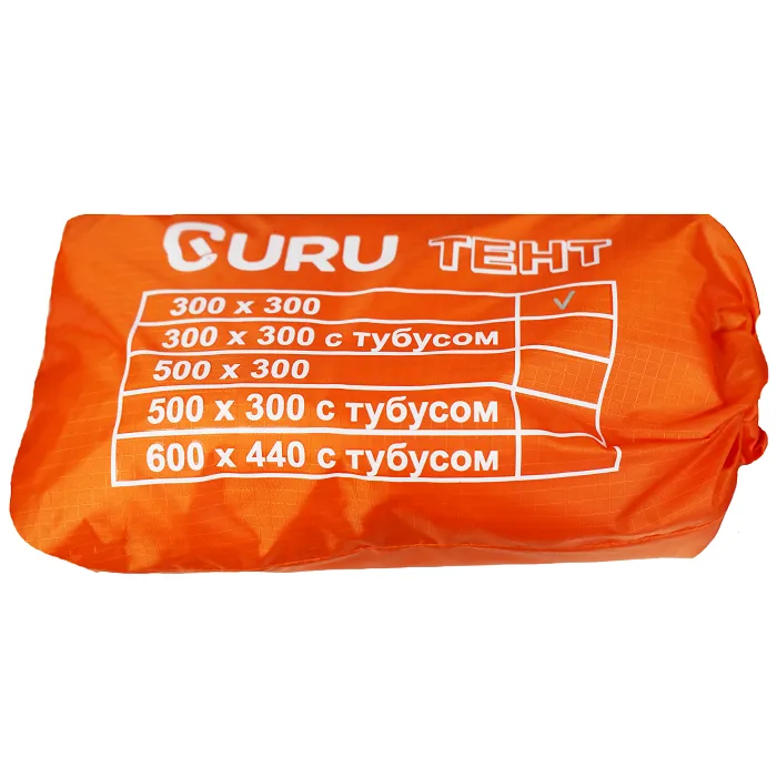 картинка Guru тент 3x3 оранжевый от интернет-магазина Тибет