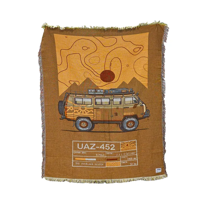 картинка AllRight-Bro плед UAZ 452 130x160 от интернет-магазина Тибет