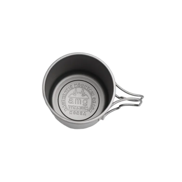 картинка AMG TITANIUM кружка складные ручки Single Cup 450мл титан от интернет-магазина Тибет