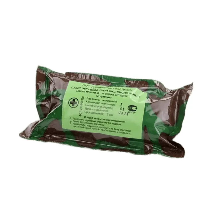 картинка Владекс пакет перевязочный АВ-3 эластичный бинт от интернет-магазина Тибет