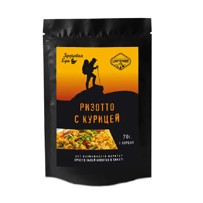 картинка Здоровая Еда Ризотто с курицей 70 г от интернет-магазина Тибет