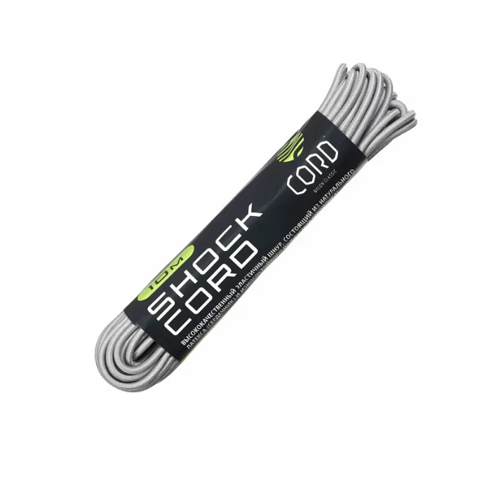 картинка Cord резинка Elastic Shock 10м grey от интернет-магазина Тибет