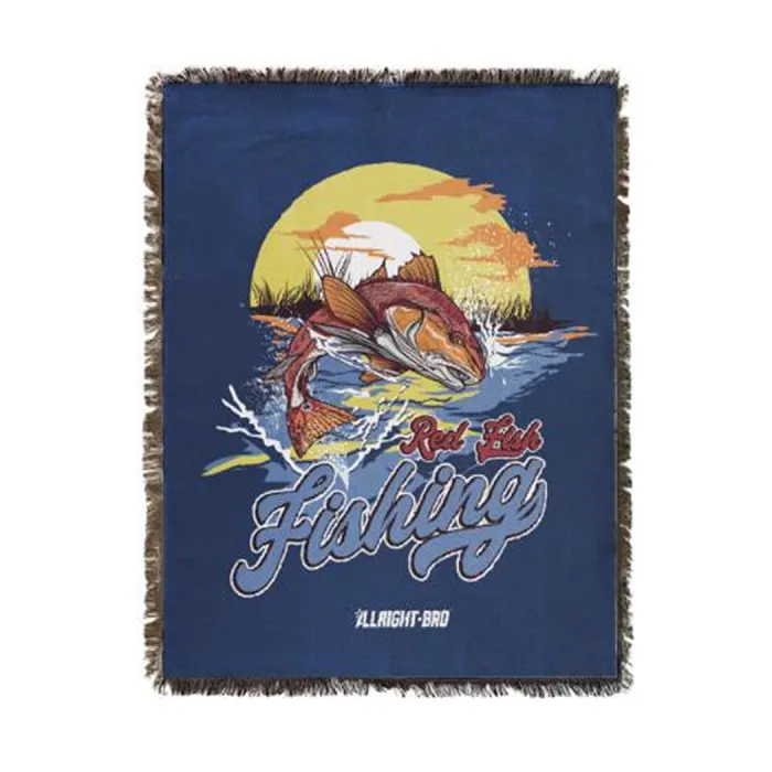 картинка AllRight-Bro плед Red Fishing 180x230 от интернет-магазина Тибет